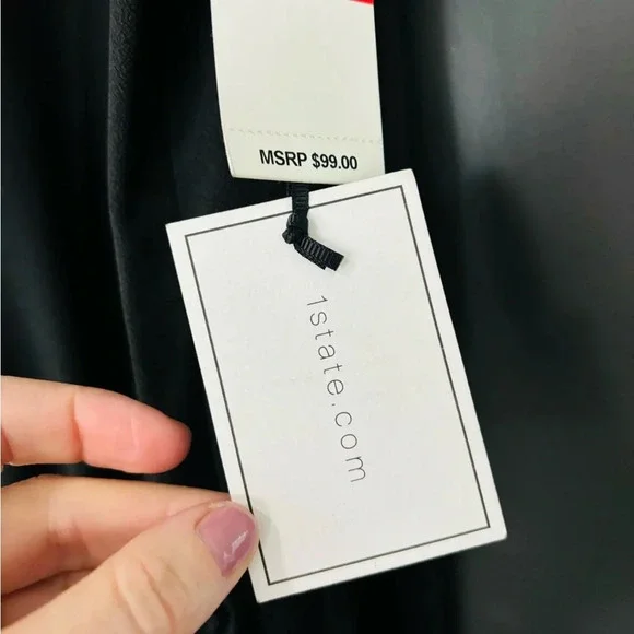 1.STATE Women's Flutter Sleeve Jumpsuit - Picture 2 of 11